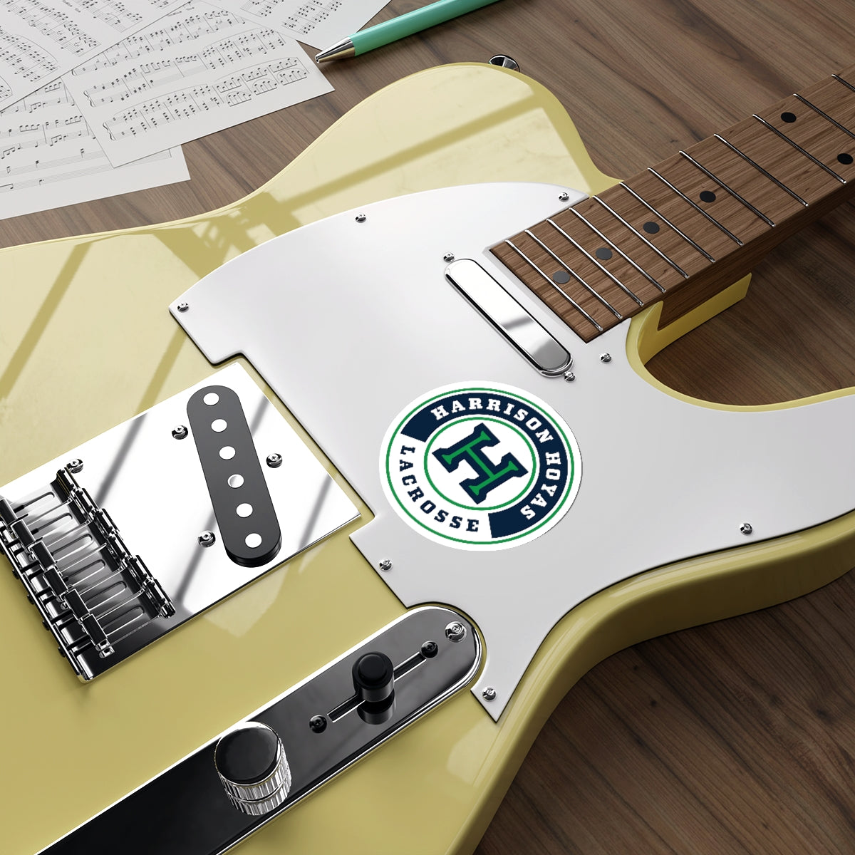 Harrison Lacrosse Die-Cut Stickers