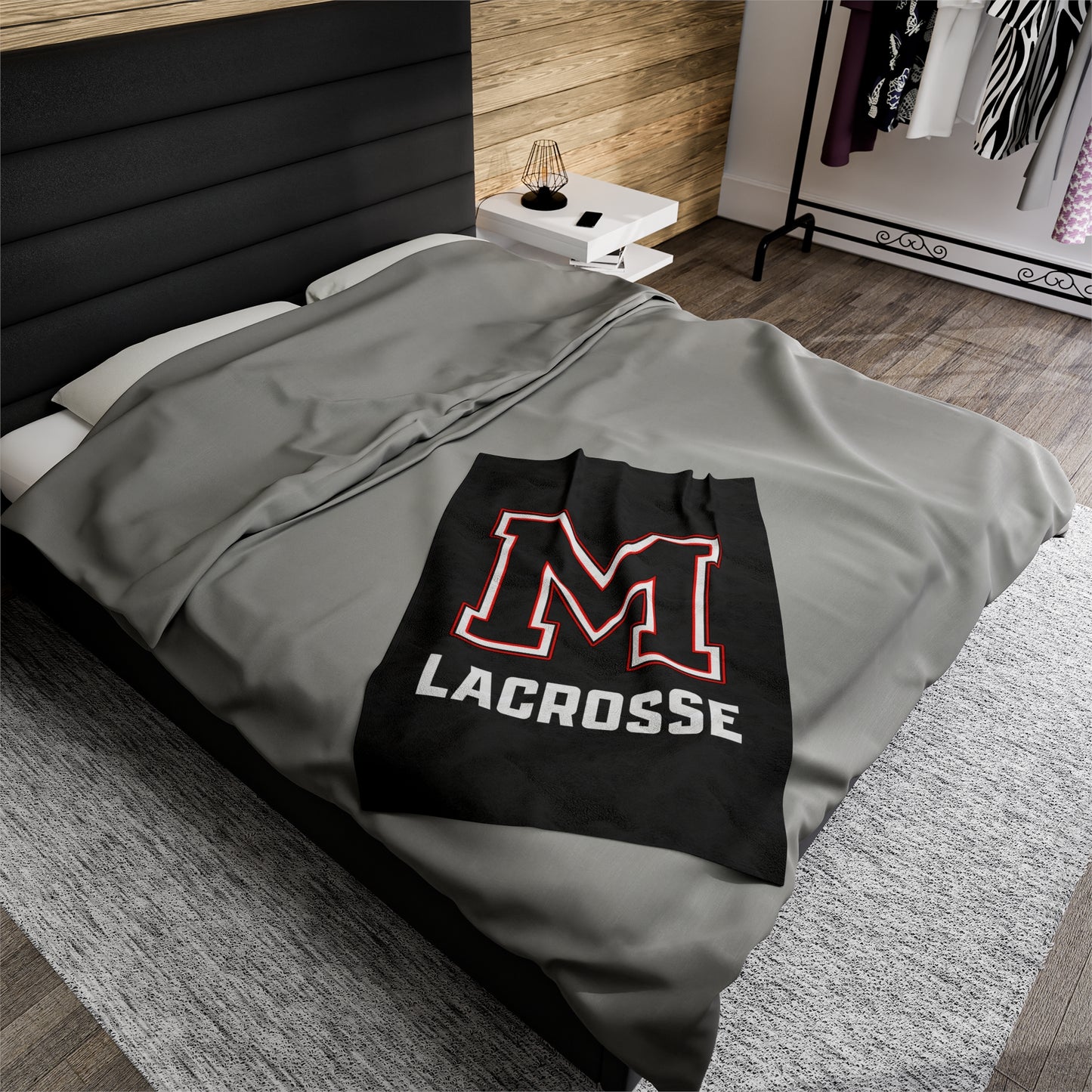 Maryville Lacrosse Velveteen Plush Blanket