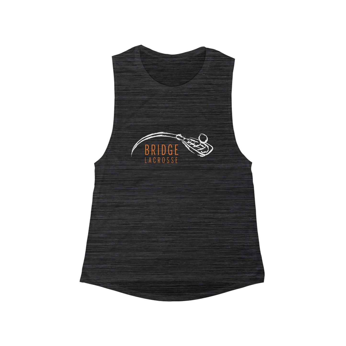 Women's Bridge Lacrosse Bella + Canvas Flowy Scoop Muscle Tank