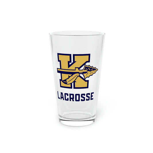Keller Lacrosse Pint Glass
