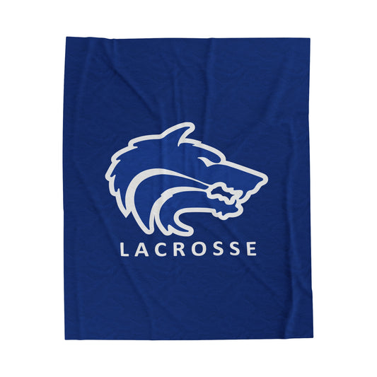 Timberline Lacrosse Velveteen Plush Blanket