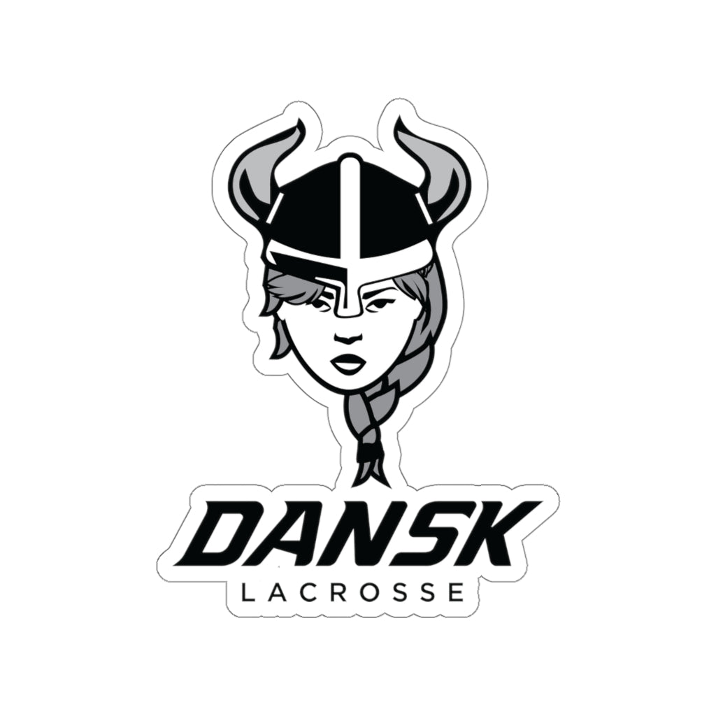 Danish Lacrosse Die-Cut Stickers
