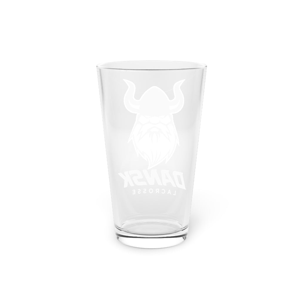 Danish Lacrosse Pint Glass - 16oz