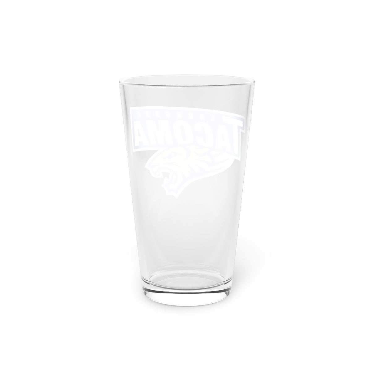 Tacoma Tigers Lacrosse Pint Glass - 16oz