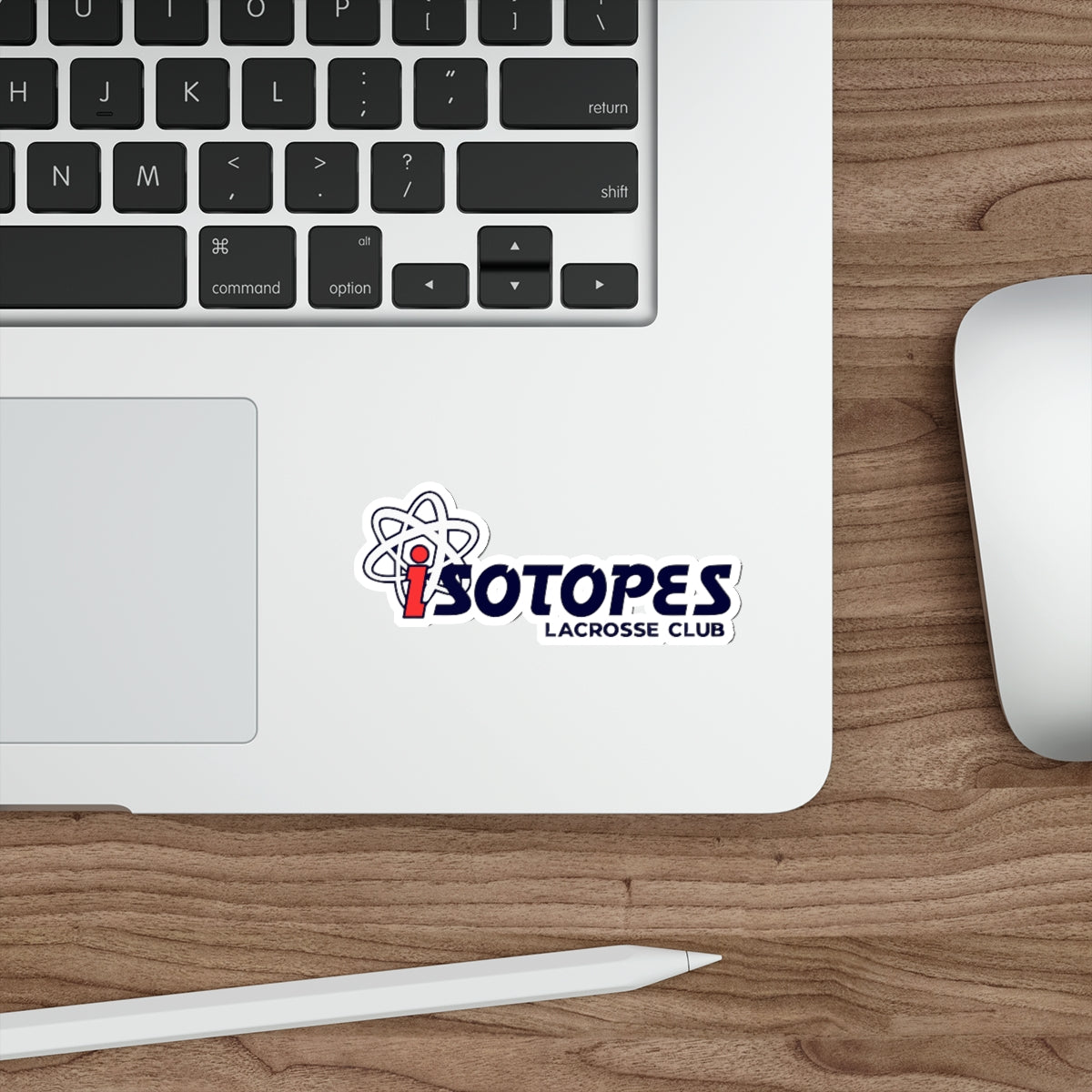 Isotopes Lacrosse Die-Cut Stickers