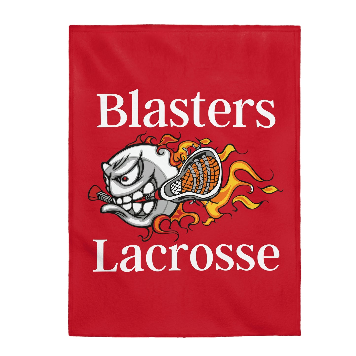 Blasters MS Lacrosse Velveteen Plush Blanket