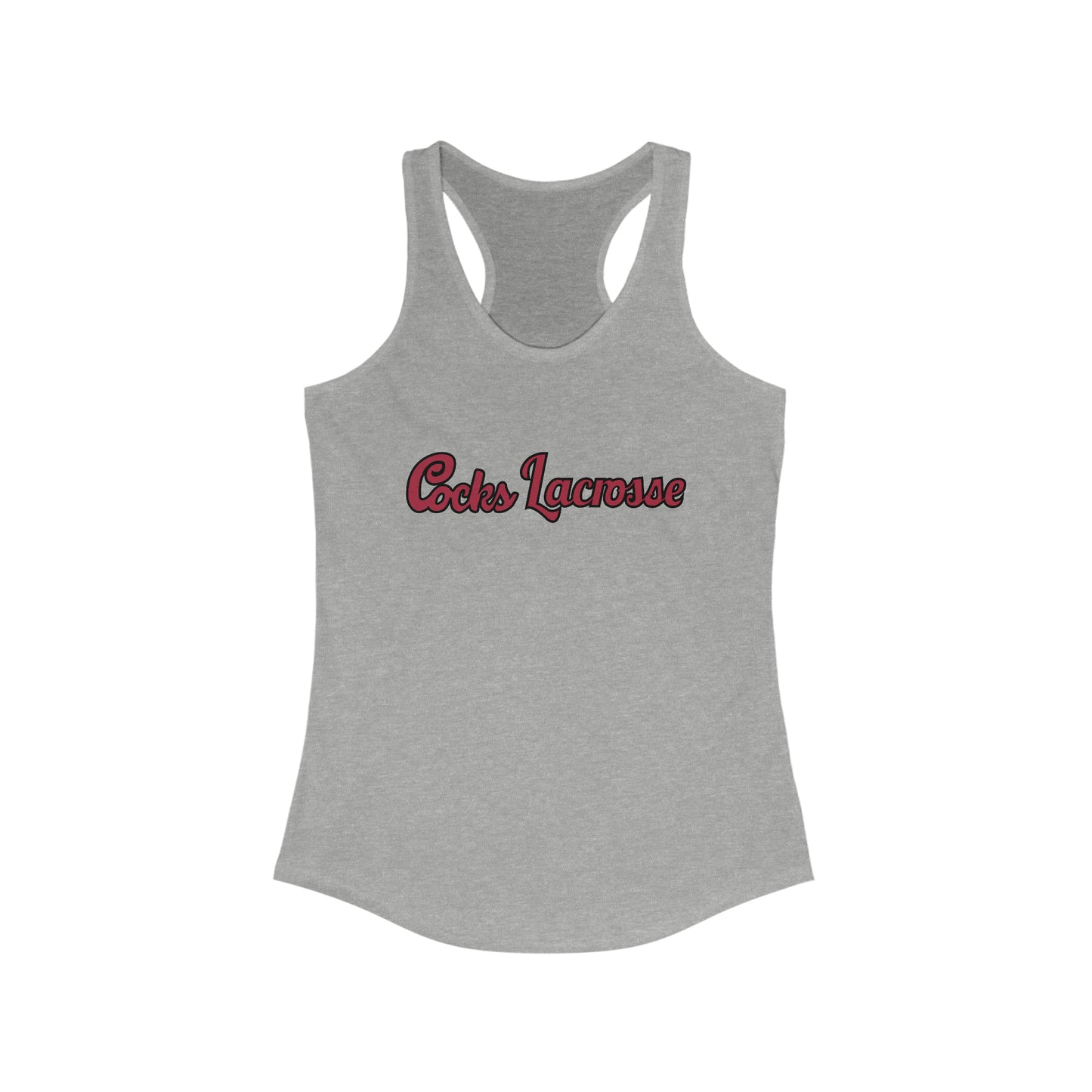 Women's Gamecocks Lacrosse Next Level Racerback Tank