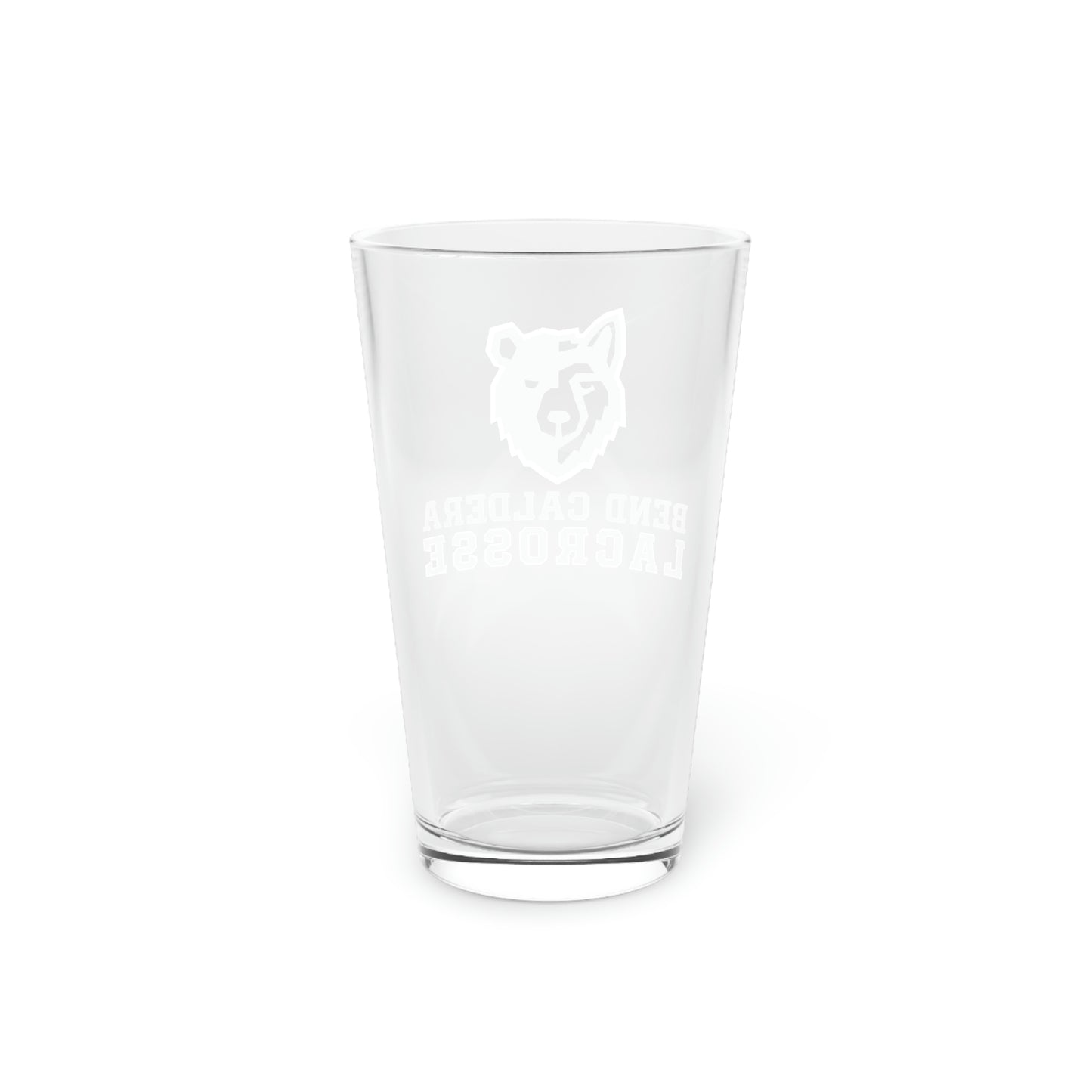 Bend Caldera Lacrosse - Pint Glass