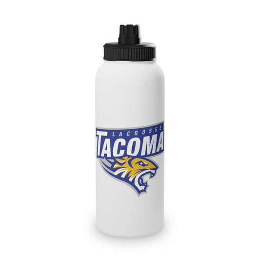 Tacoma Tigers Lacrosse Stainless Steel Water Bottle - Sports Lid