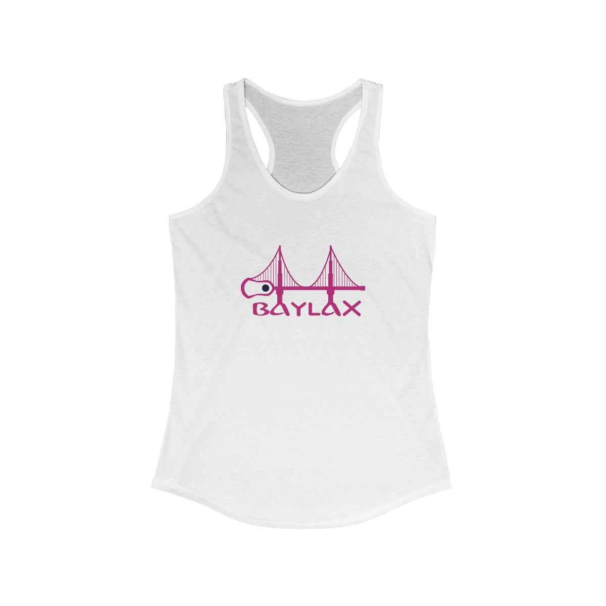 Women's BayLax Next Level Racerback Tank