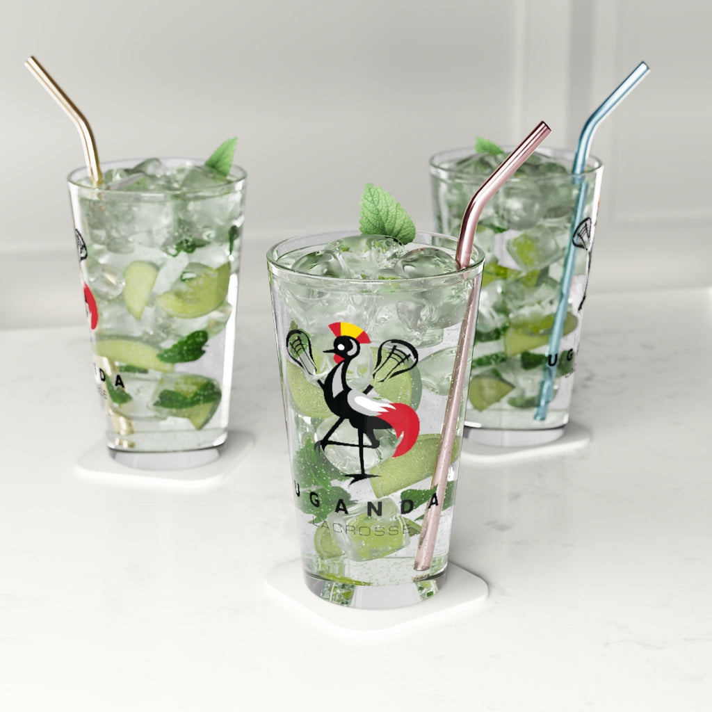 Uganda Lacrosse Pint Glass (16oz)