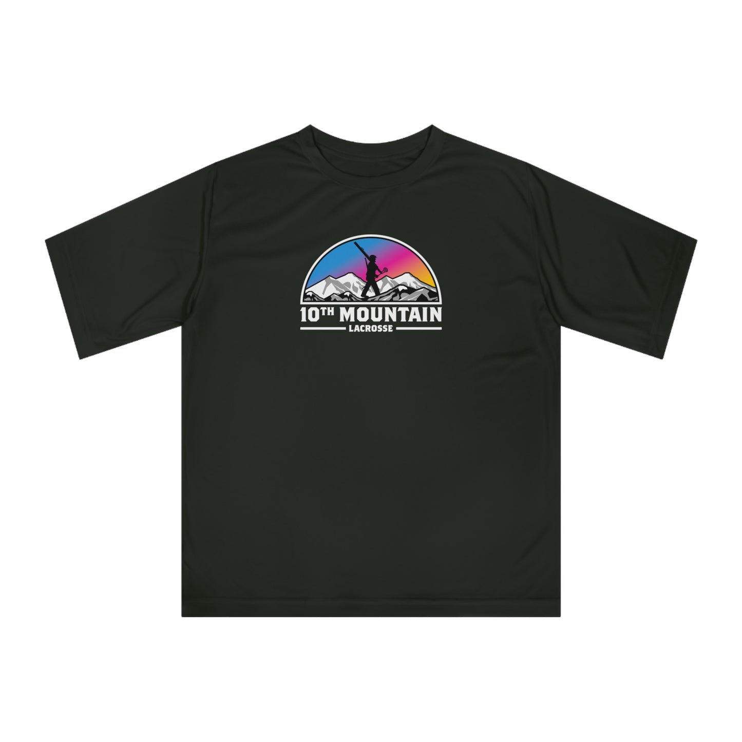 Adult 10th Mountain Lacrosse Team 365 Performance T-shirt