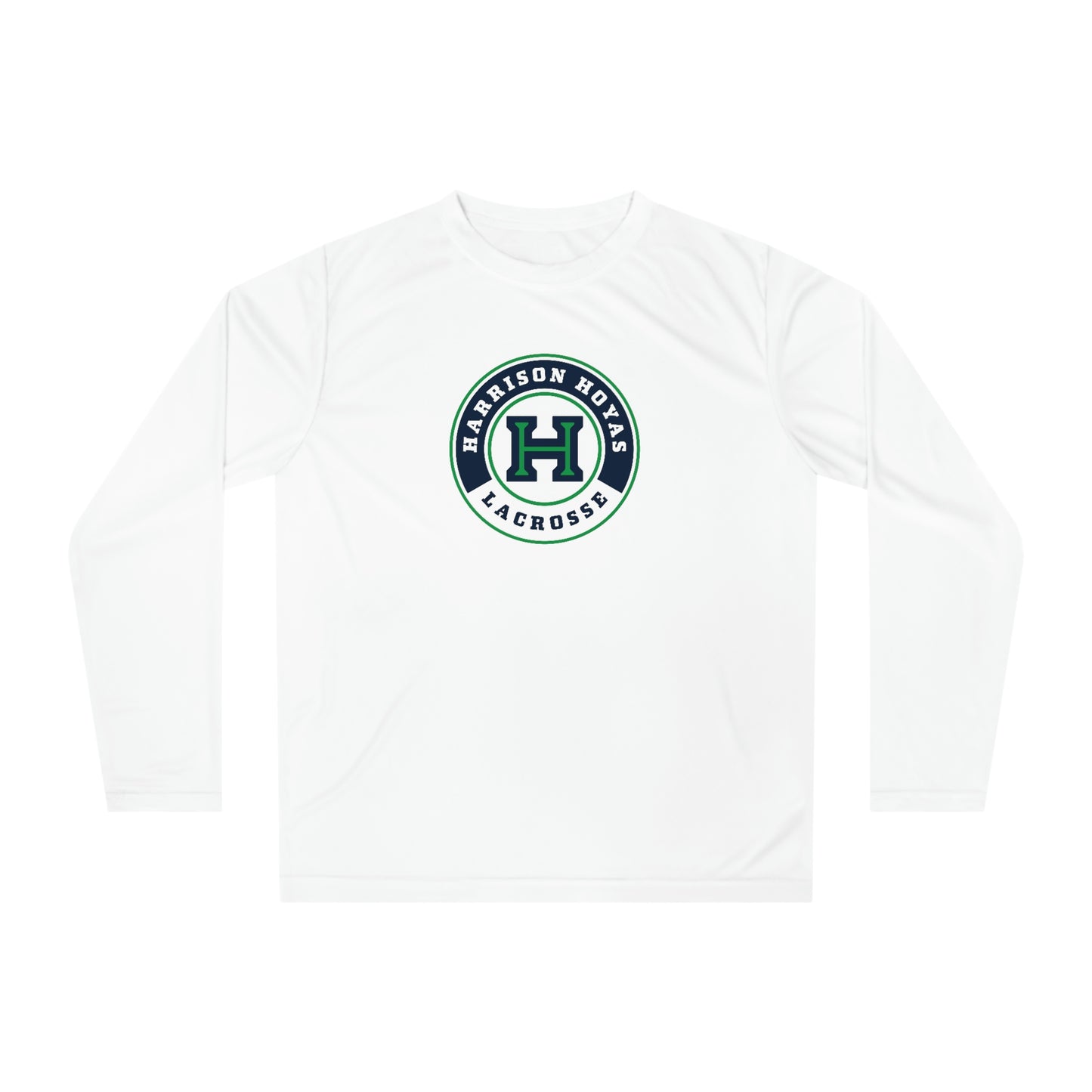 Adult Hoyas Lacrosse Performance Long Sleeve Shirt