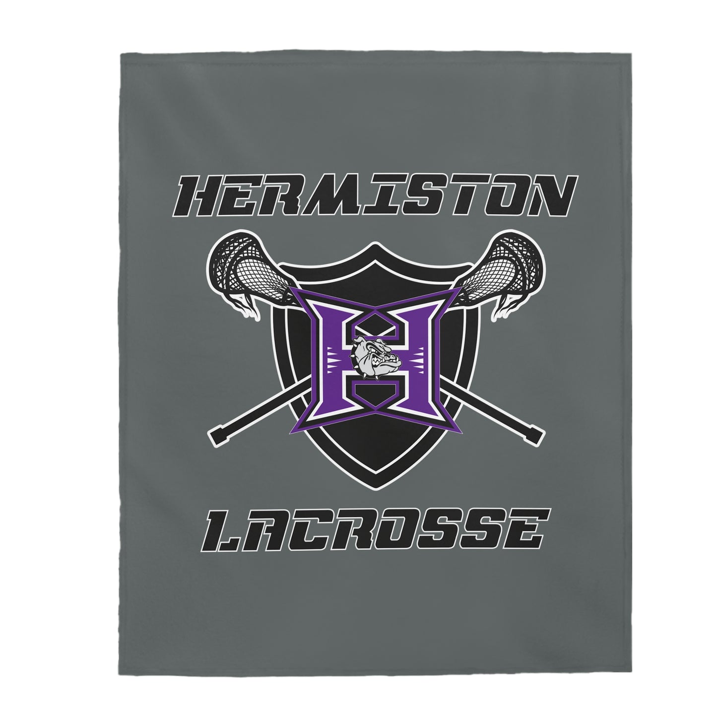 Hermiston Lacrosse Velveteen Plush Blanket