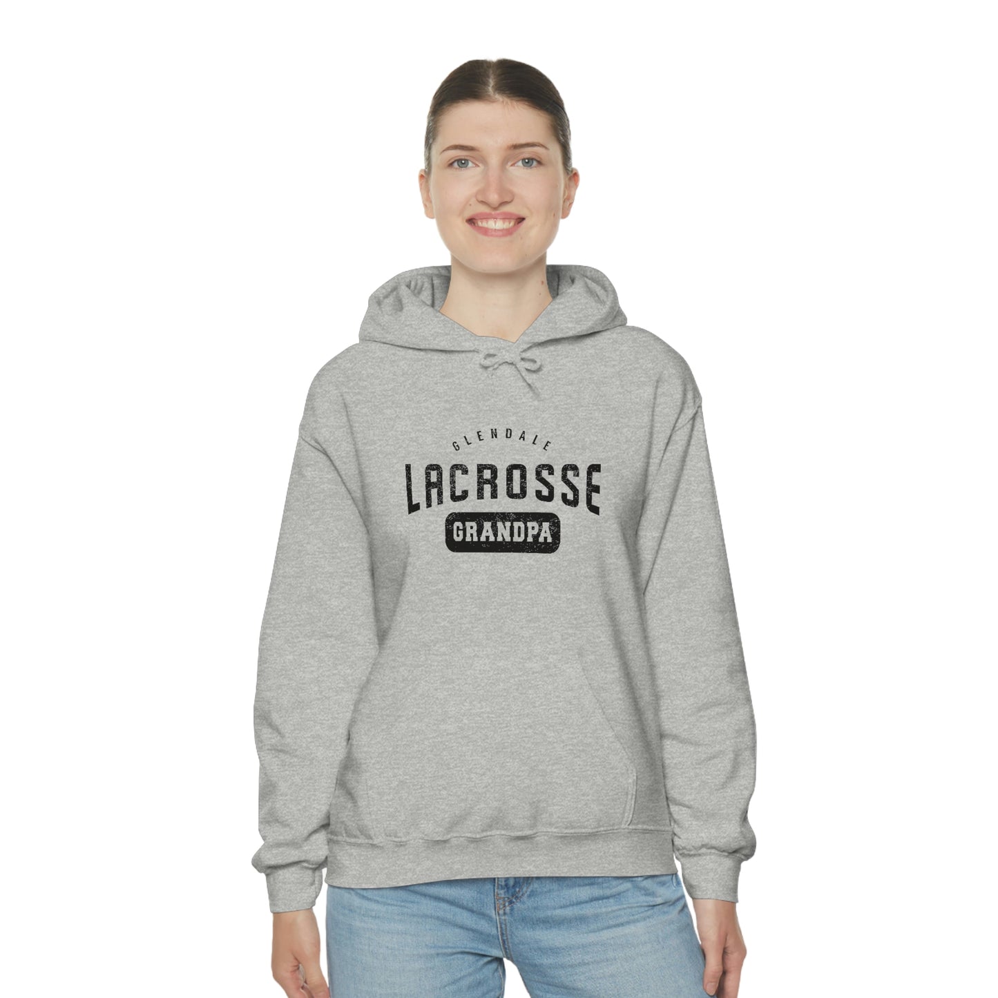Adult Glendale HS Lacrosse Gildan Heavy Blend™ Hooded Sweatshirt - Grandpa