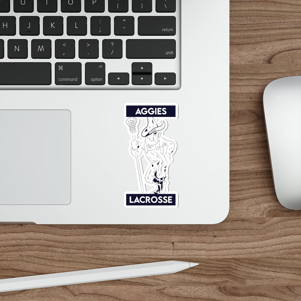 Aggies Lacrosse Die-Cut Sticker
