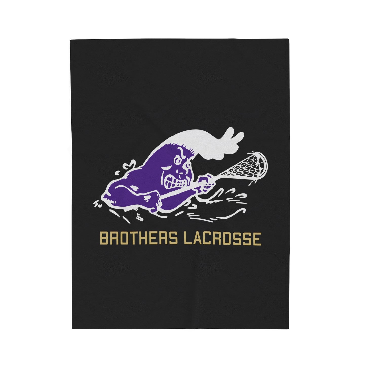 CBHS Lacrosse Wave Velveteen Plush Blanket