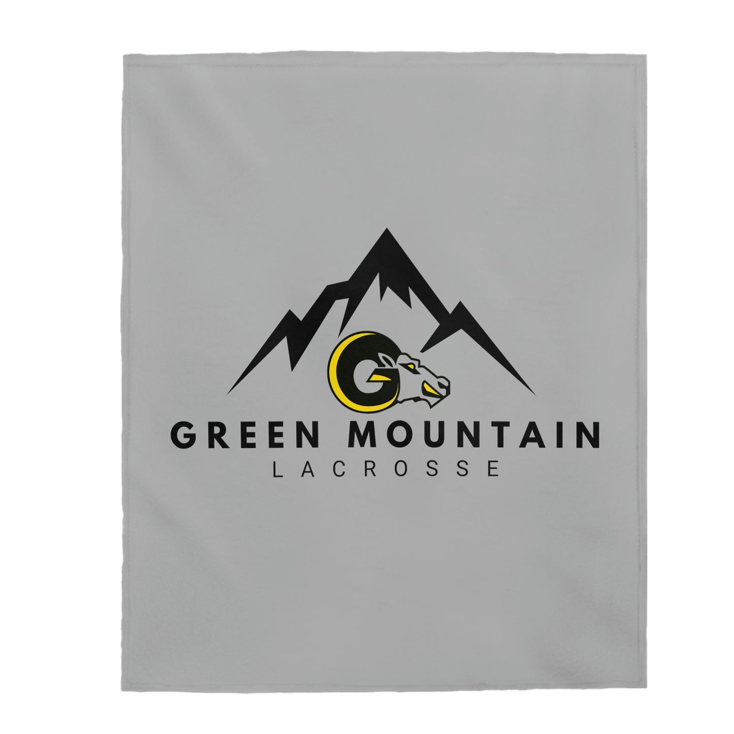 Green Mountain Lacrosse Velveteen Plush Blanket