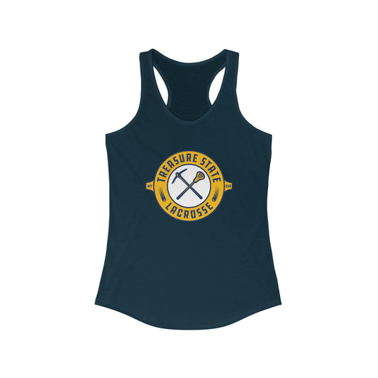 Women's Treasure State Lacrosse Next Level Racerback Tank