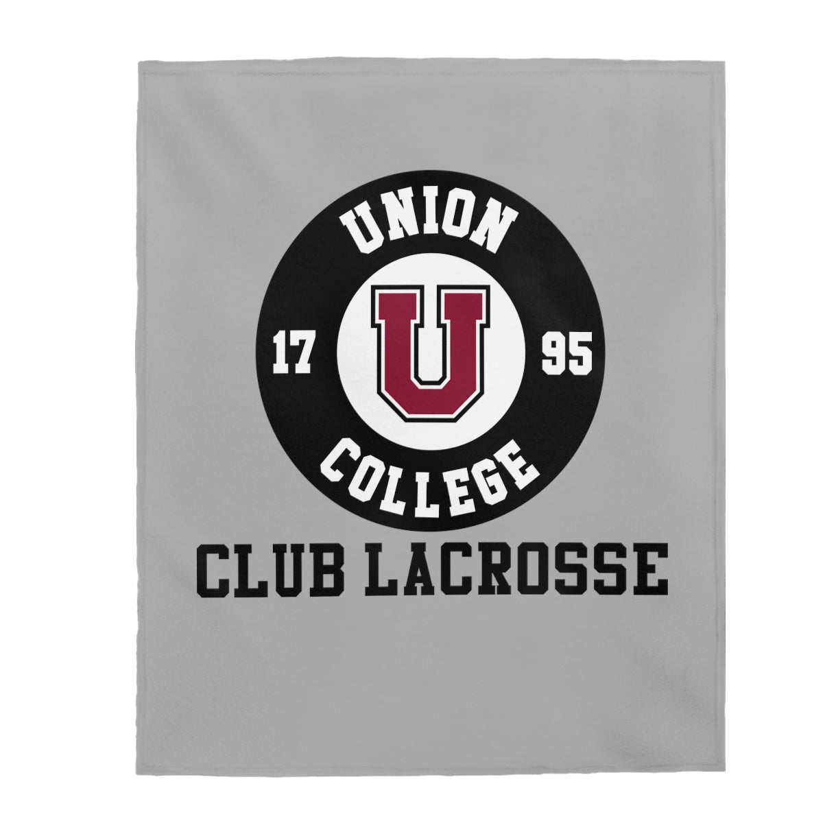 Union Club Lacrosse Velveteen Plush Blanket