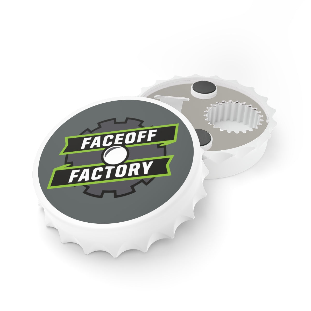 Faceoff Factory Bottle Opener