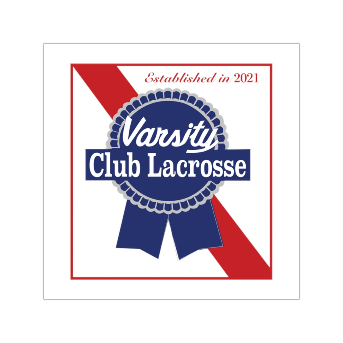 Varsity Club Lacrosse Stickers - VCLxPBR