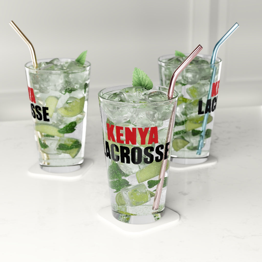 Kenya Lacrosse Pint Glass (16oz)