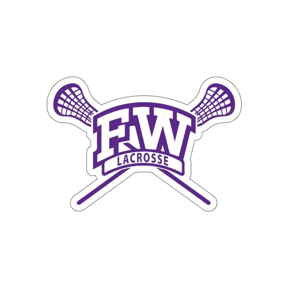Fort Worth Lacrosse Die-Cut Sticker