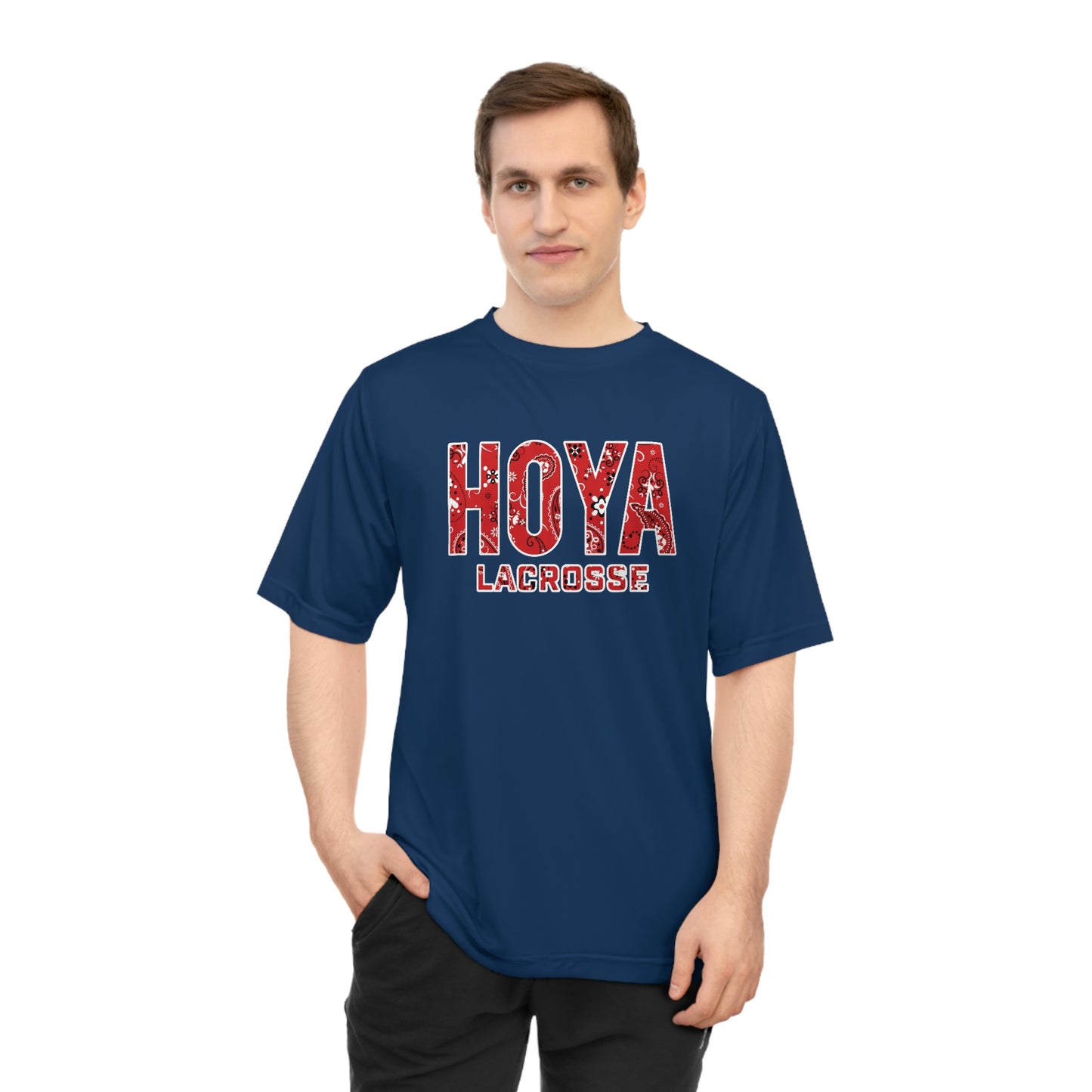 Adult Harrison Hoyas Lacrosse Team 365 Zone Performance T-shirt