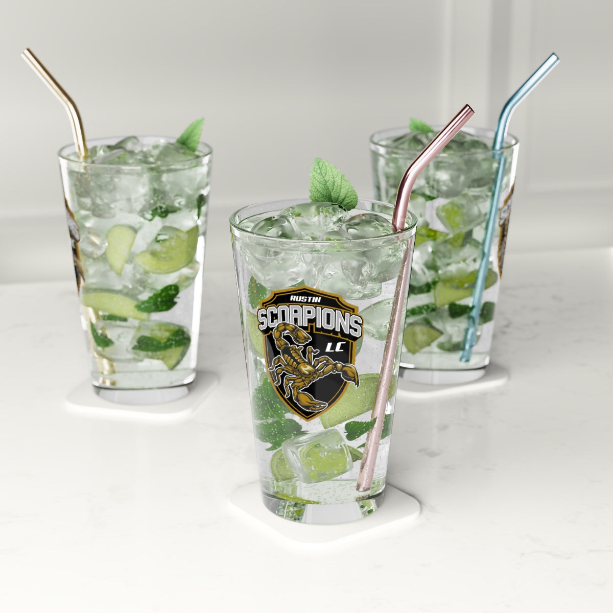 Austin Scorpions Pint Glass