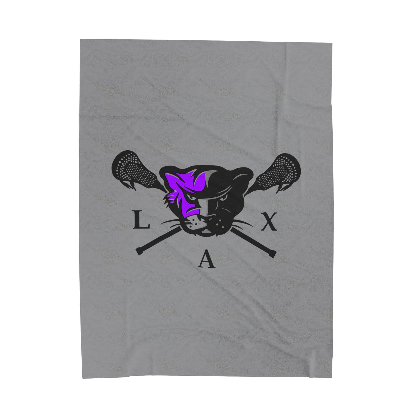 LaxCats Velveteen Plush Blanket