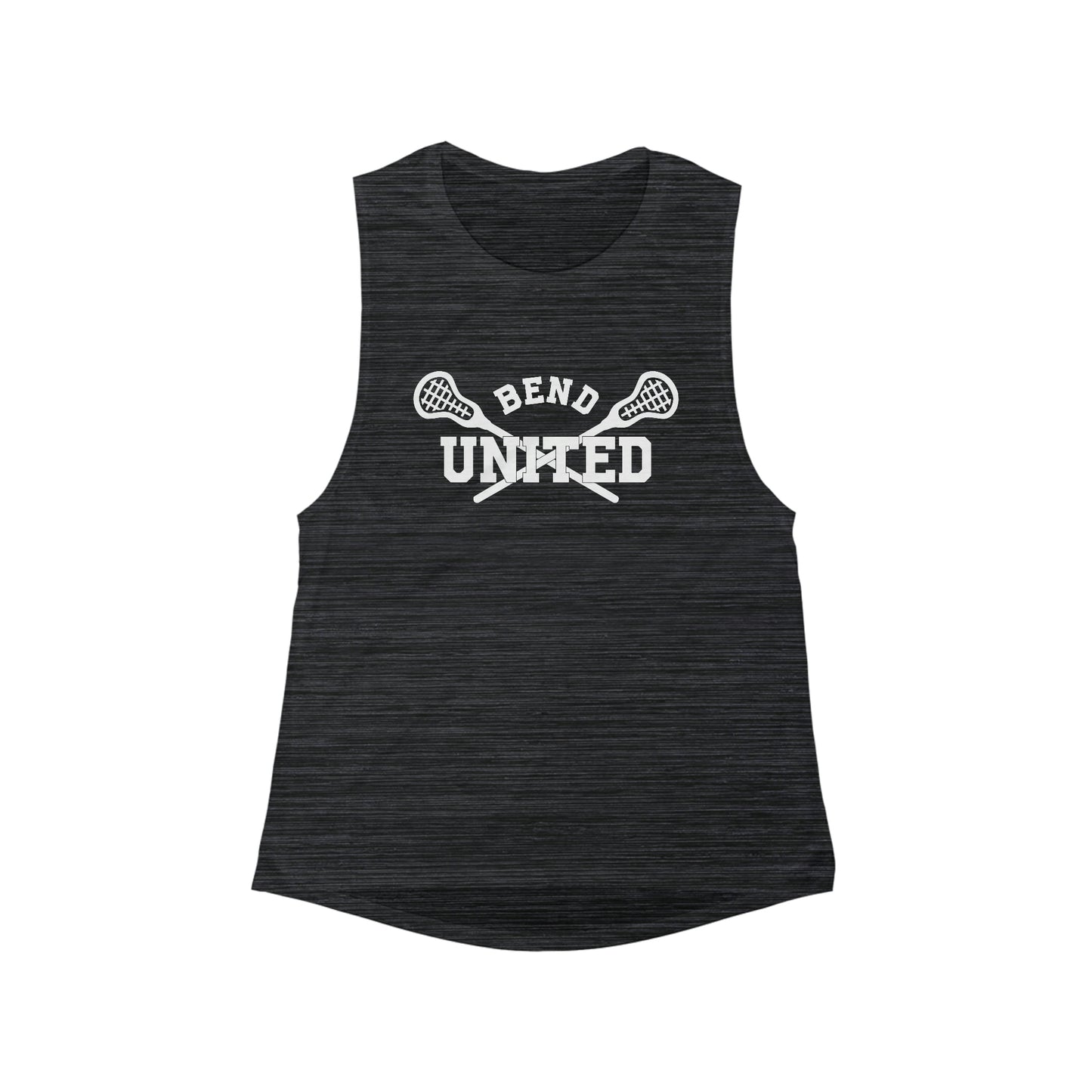 Women's Bend United Lacrosse Bella + Canvas Flowy Scoop Muscle Tank