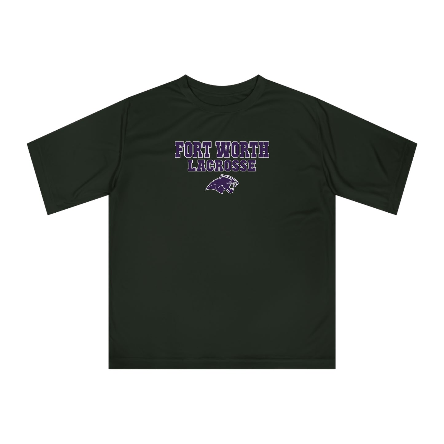 Adult Fort Worth Lacrosse Team 365 Zone Performance T-shirt