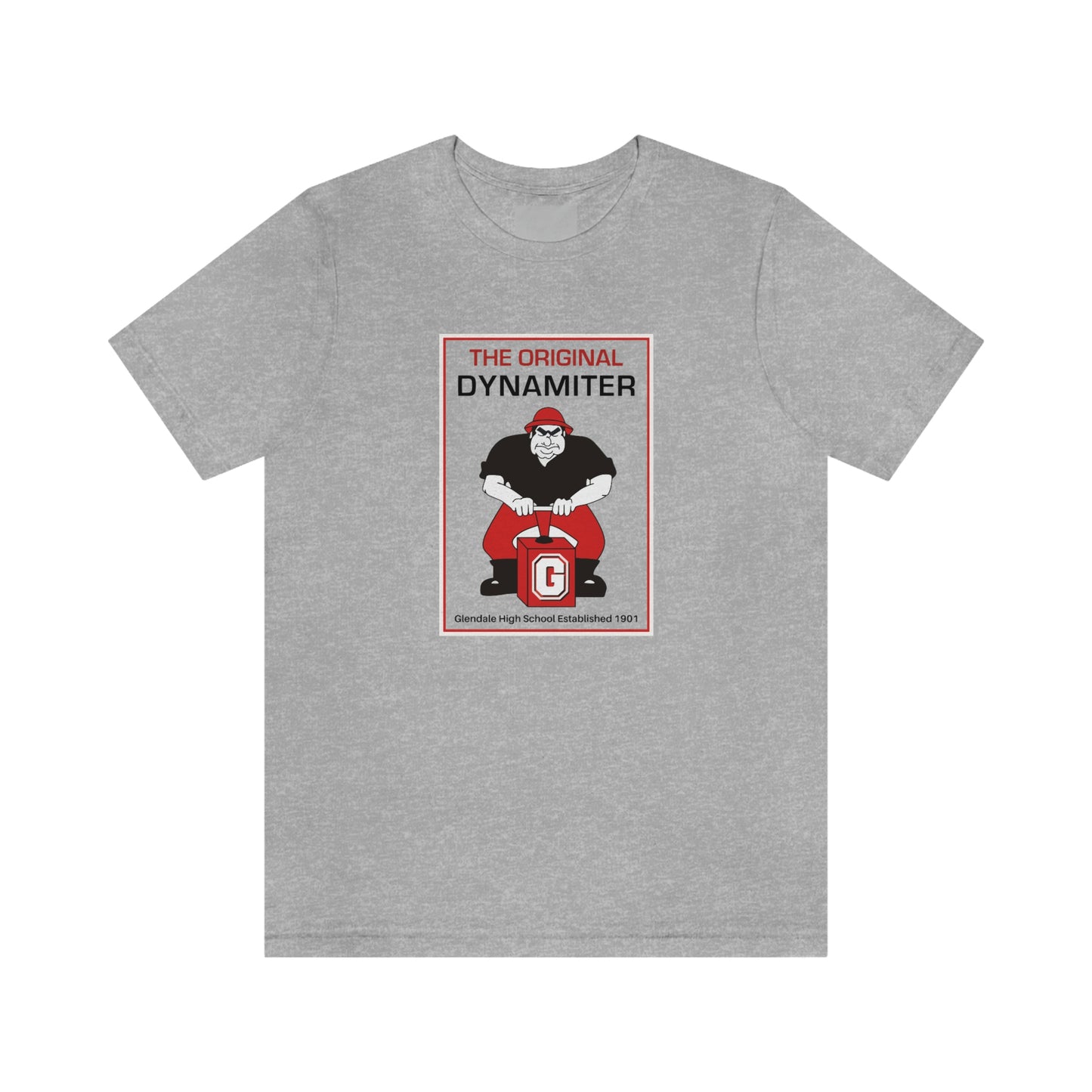 Adult Glendale HS Lacrosse Bella + Canvas Short Sleeve Cotton Tee