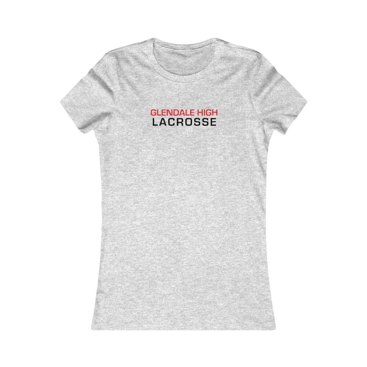 Women's Glendale HS Lacrosse Bella + Canvas Short Sleeve Cotton Tee