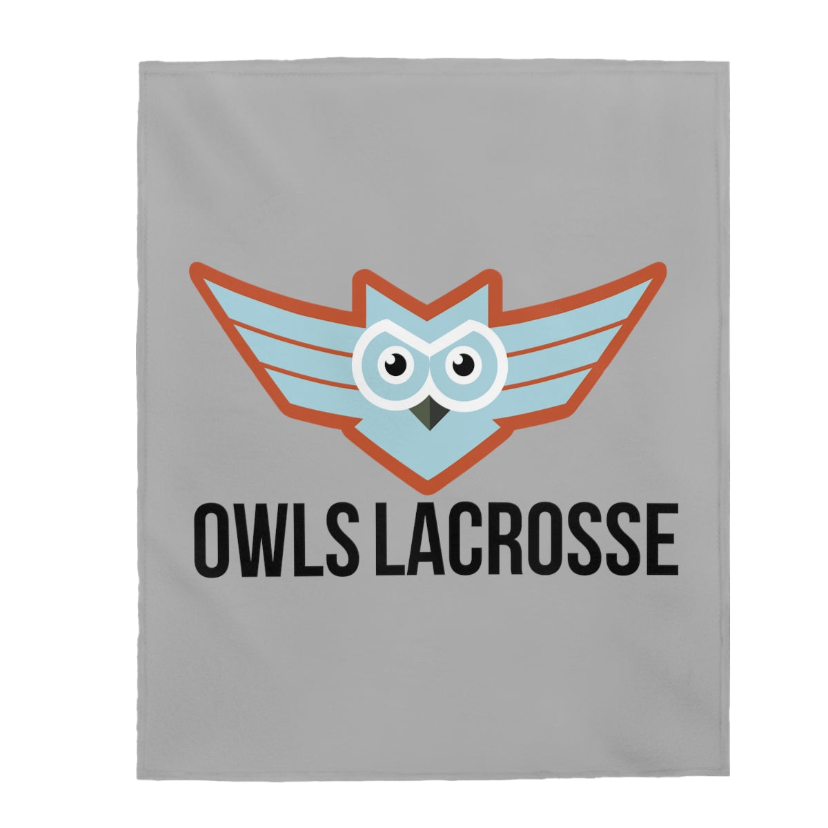 OWLS Lacrosse Velveteen Plush Blanket