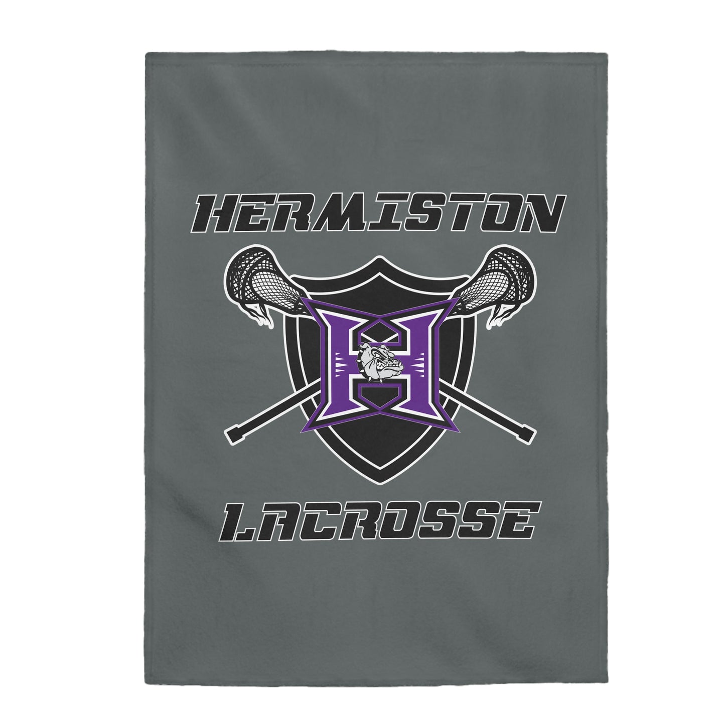 Hermiston Lacrosse Velveteen Plush Blanket