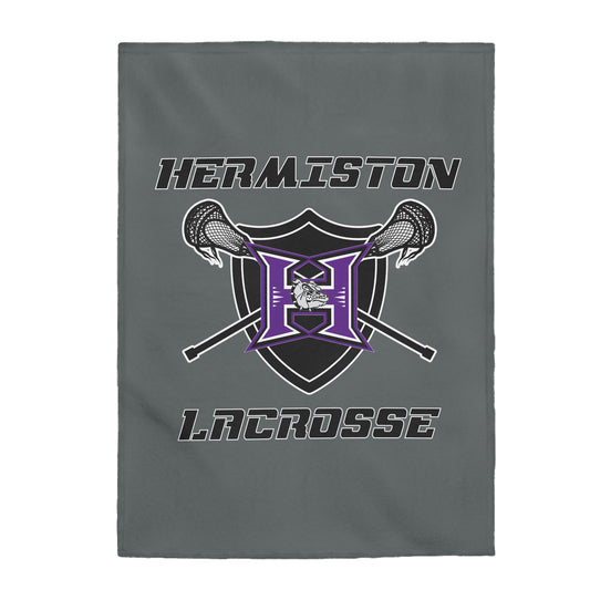 Hermiston Lacrosse Velveteen Plush Blanket
