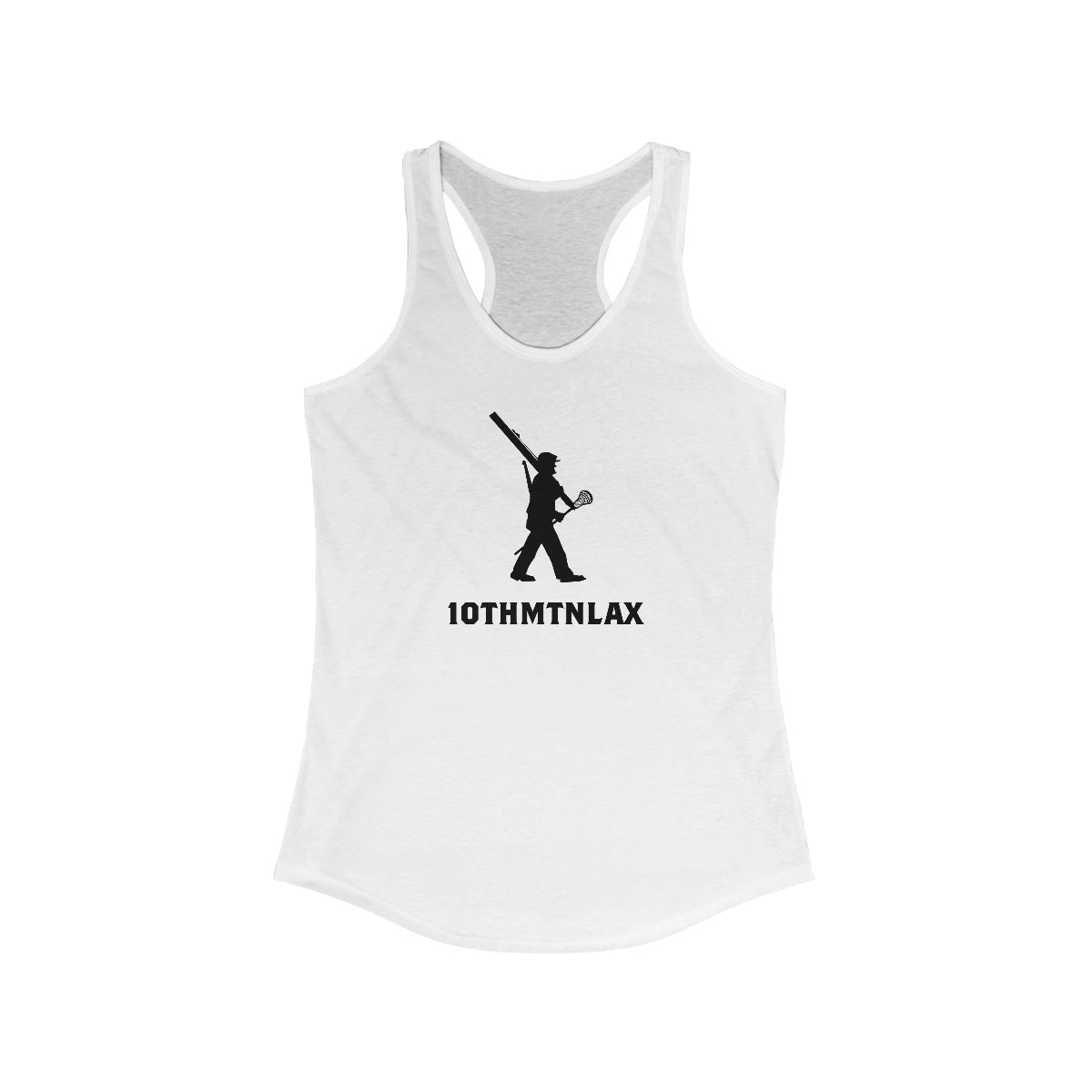 Women's 10th Mountain Lacrosse Bella + Canvas Racerback Tank