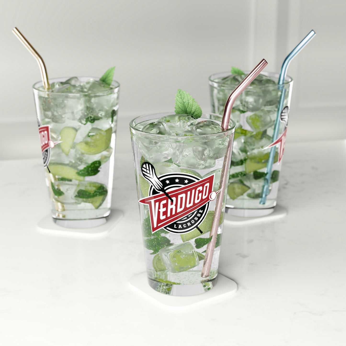 Verdugo Lacrosse Pint Glass - 16oz