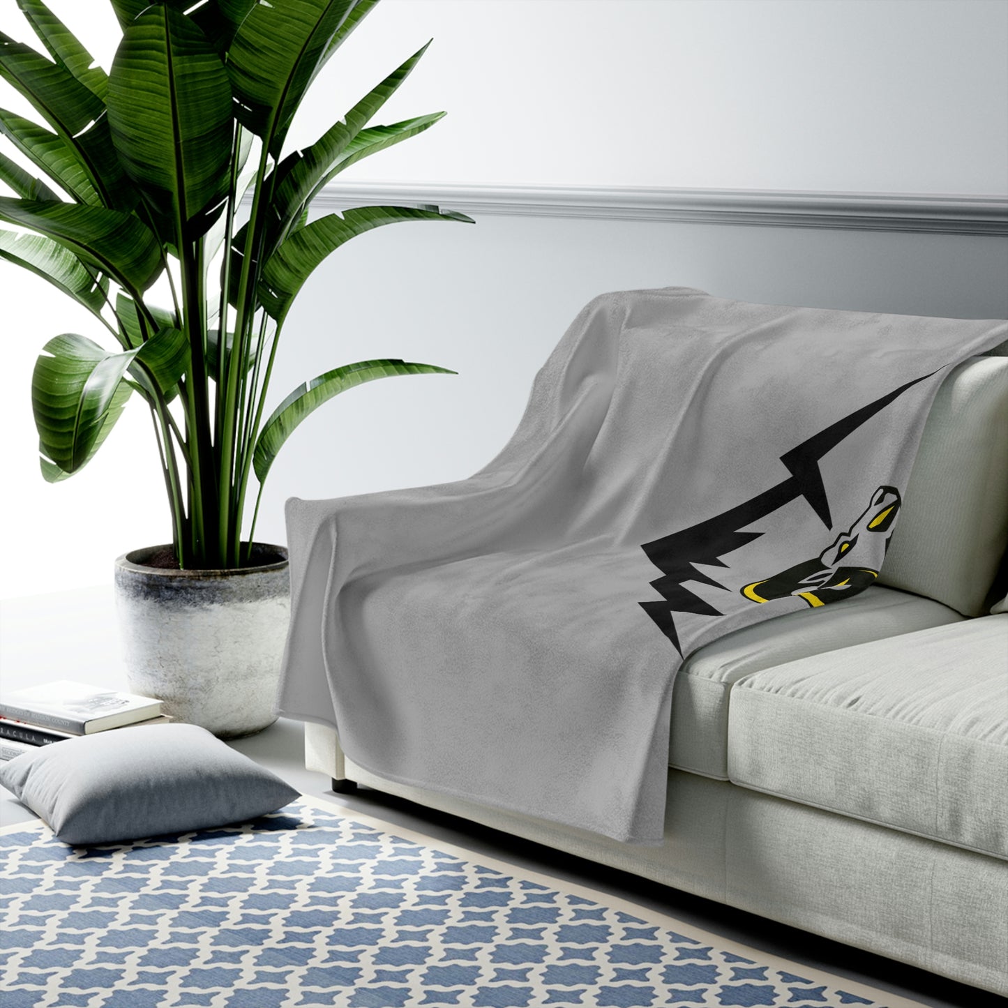 Green Mountain Lacrosse Velveteen Plush Blanket