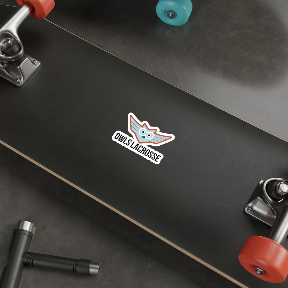 OWLS Lacrosse Die-Cut Sticker