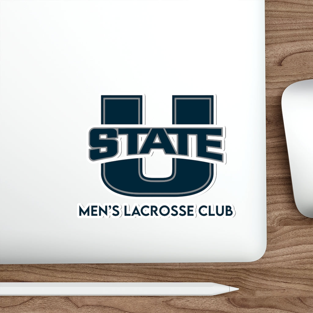 USU Lacrosse Die-Cut Sticker