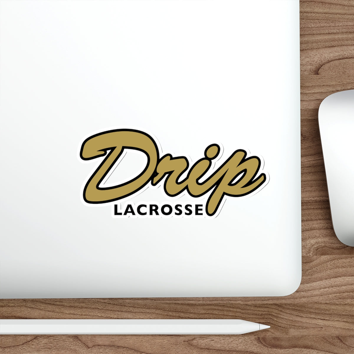 Drip Lacrosse Die-Cut Sticker