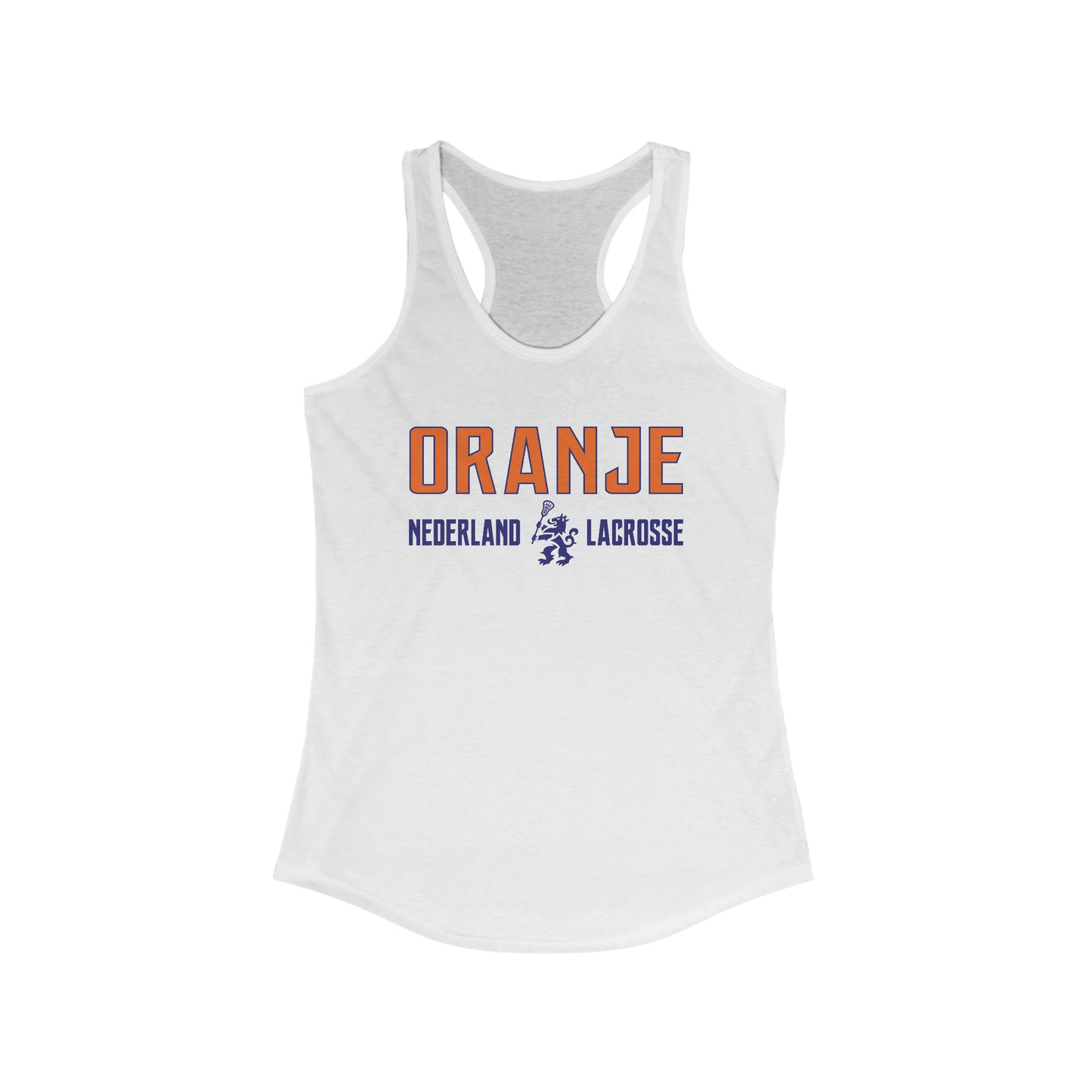 Women's Netherlands Lacrosse Next Level Racerback Tank