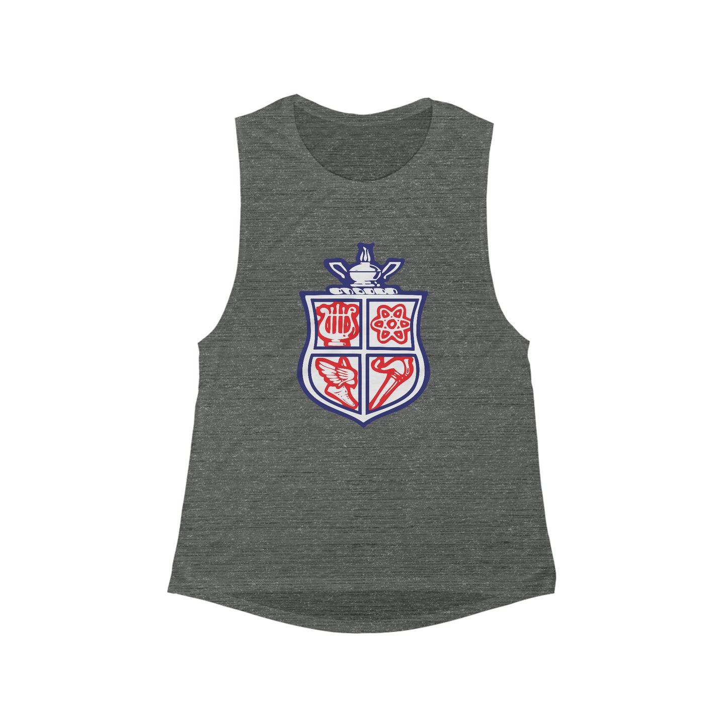Women's Simley Spartans Bella + Canvas Flowy Scoop Muscle Tank