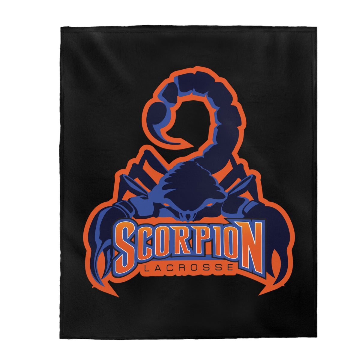 Billings Scorpions Velveteen Plush Blanket