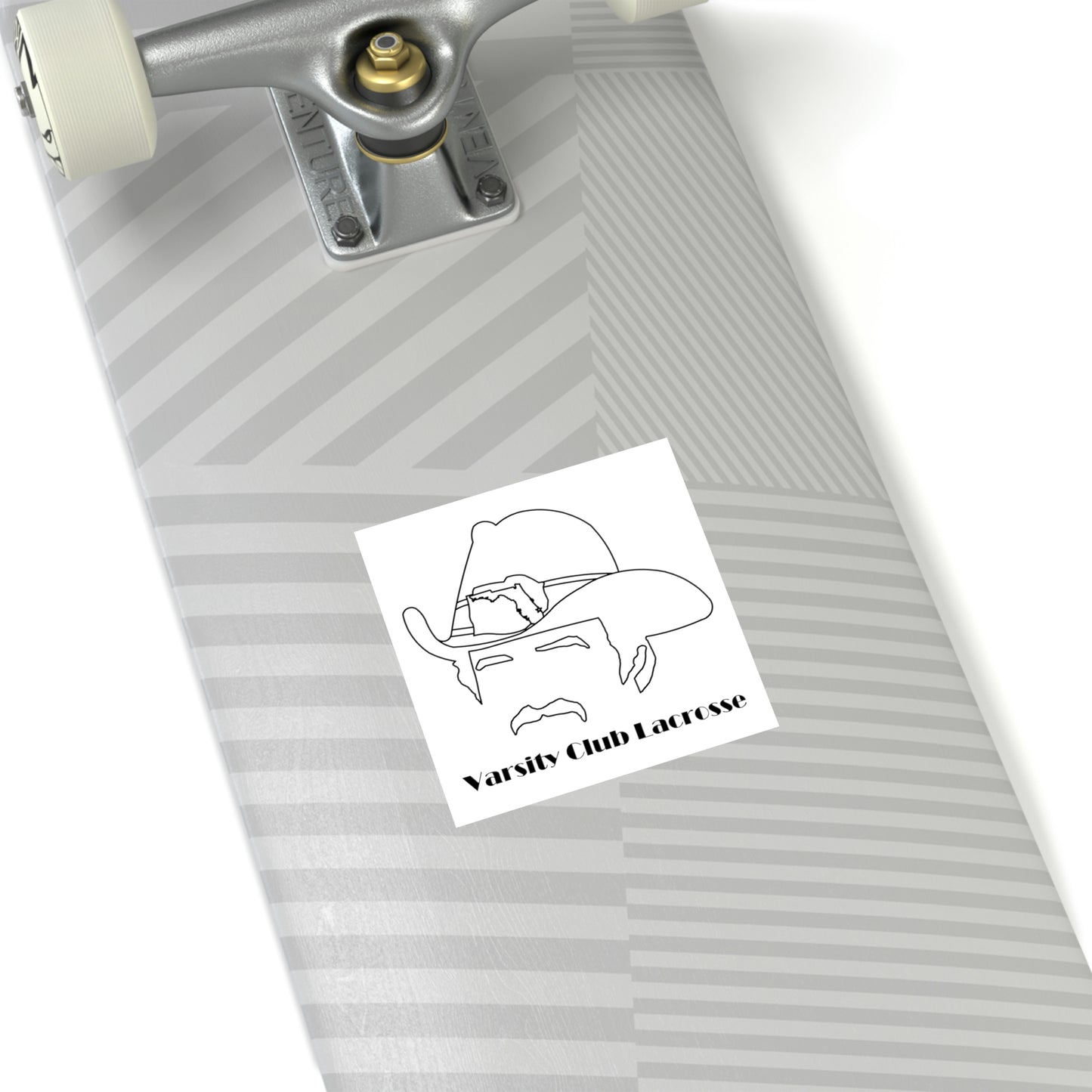 Varsity Club Lacrosse Square Stickers -  Indoor\Outdoor