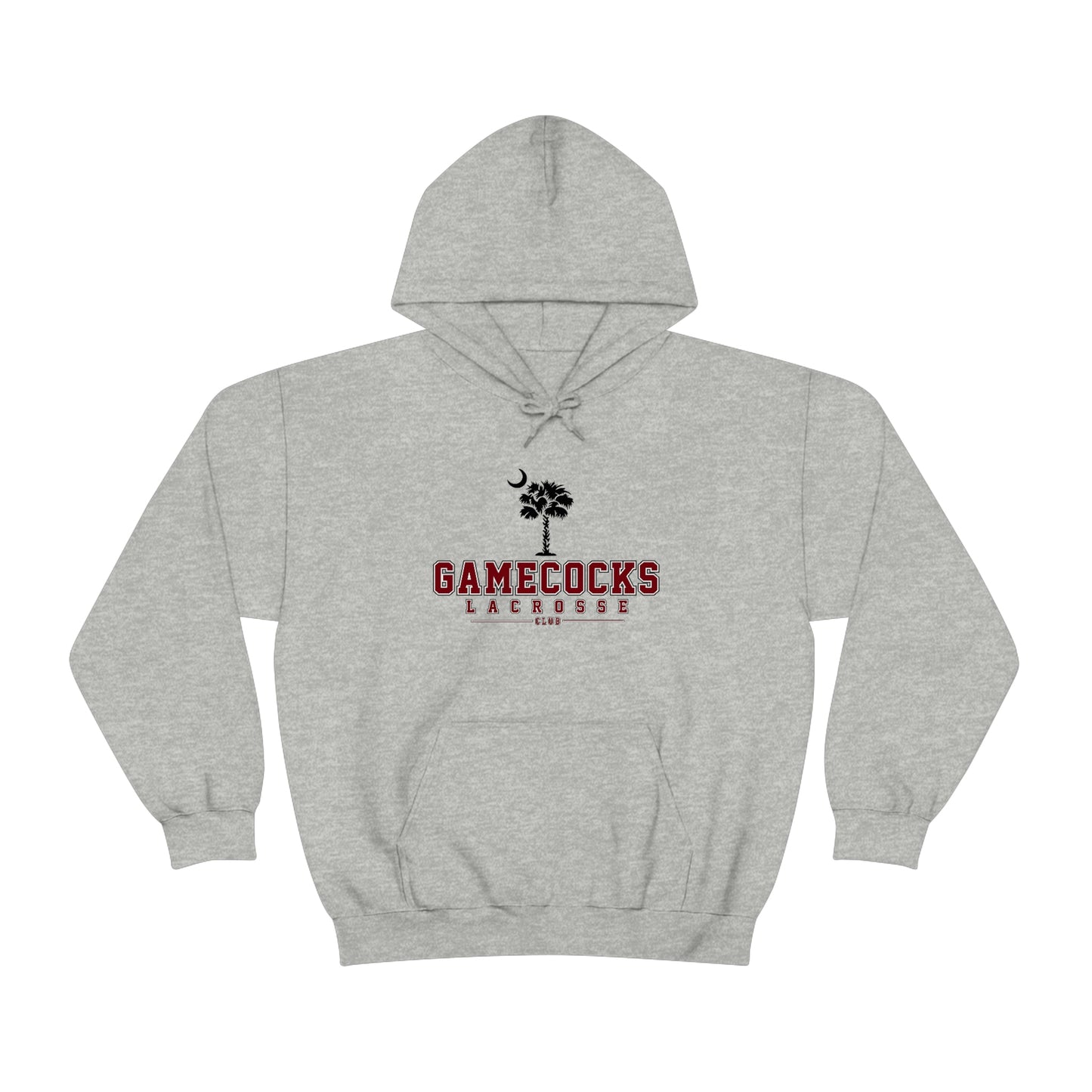 Adult Gamecocks Lacrosse Gildan Heavy Blend Hoodie