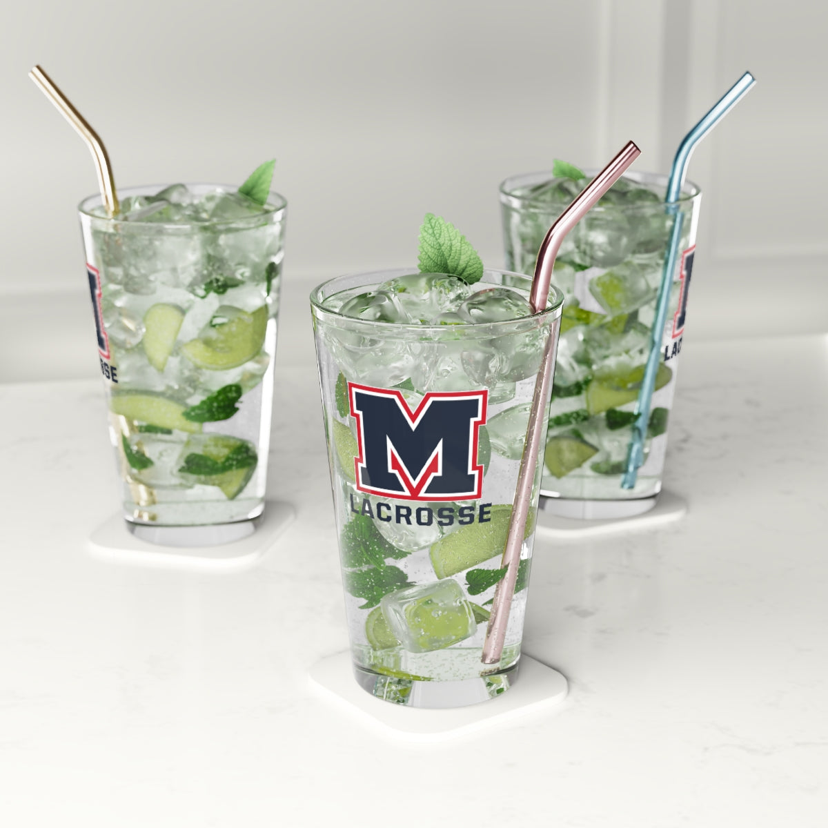 BMHS Lacrosse Pint Glass - 16oz